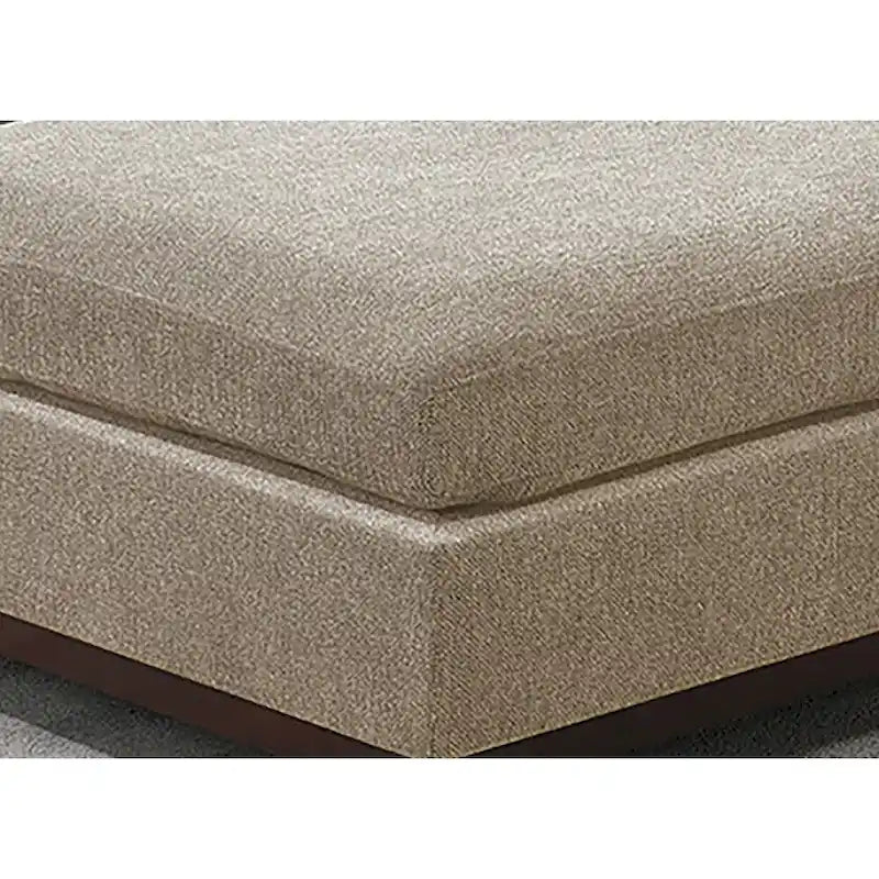 Modułowa sekcyjna sofa chenille w kolorze camelowym