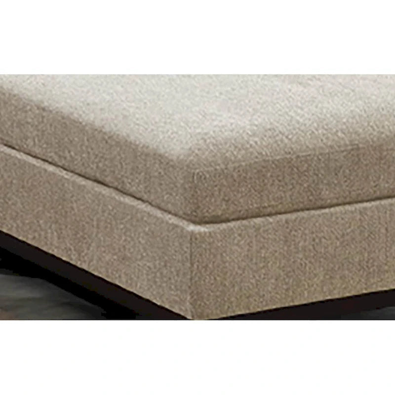 Modułowa sekcyjna sofa chenille w kolorze camelowym