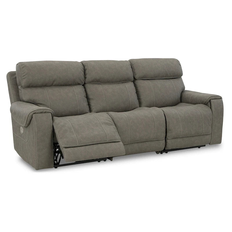 Trzyczęściowa rozkładana sofa Signature Design by Ashley Starbot Gray - 101 szer. x 42 gł. x 42 wys.