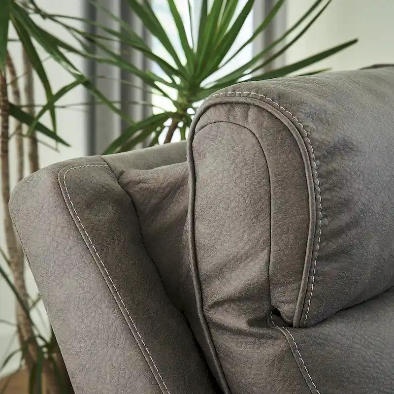 Trzyczęściowa rozkładana sofa Signature Design by Ashley Starbot Gray - 101 szer. x 42 gł. x 42 wys.