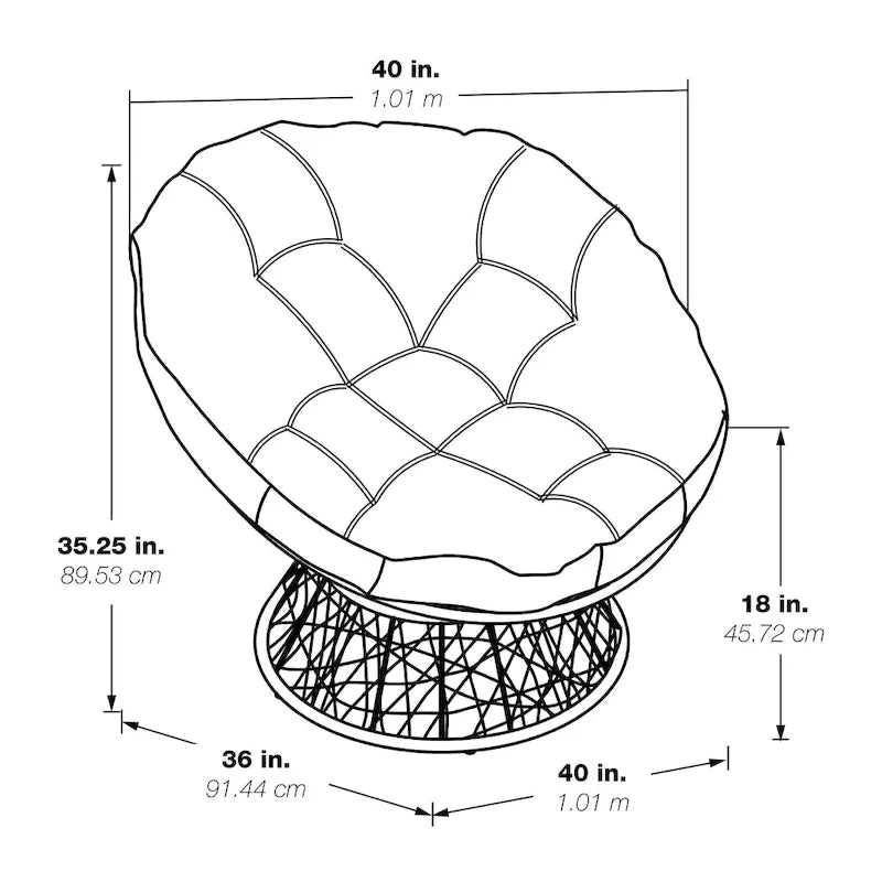 Fotel Papasan