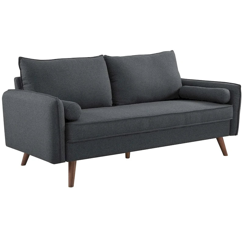 Canapé en tissu rembourré Carson Carrington Hedeby - 32.5L x 72W x 33.5H