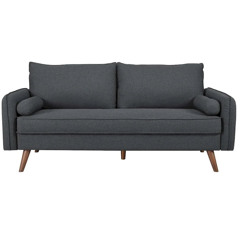 Canapé en tissu rembourré Carson Carrington Hedeby - 32.5L x 72W x 33.5H
