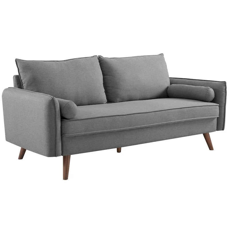 Canapé en tissu rembourré Carson Carrington Hedeby - 32.5L x 72W x 33.5H