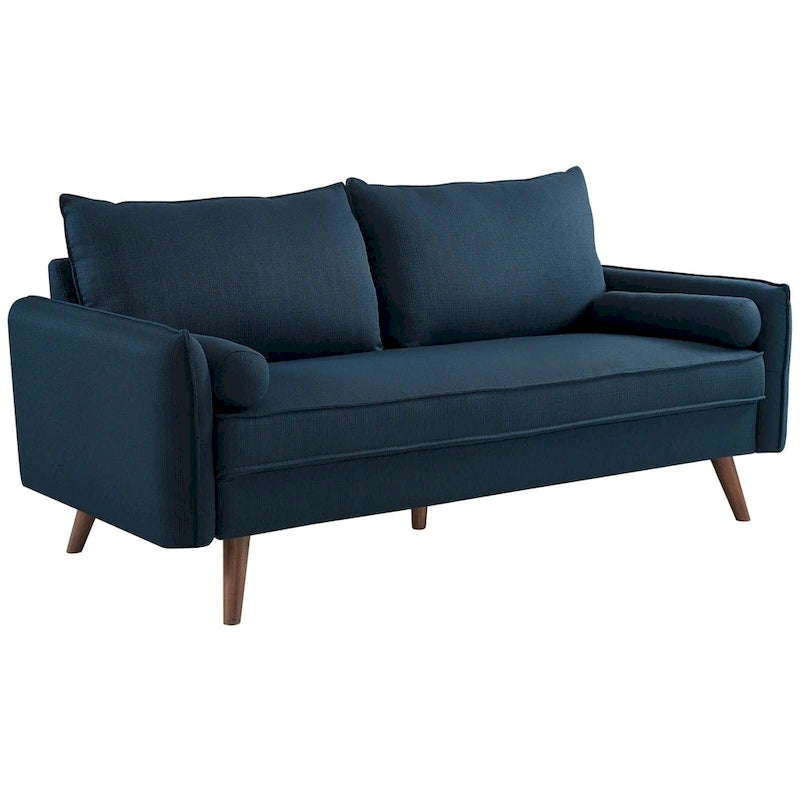 Canapé en tissu rembourré Carson Carrington Hedeby - 32.5L x 72W x 33.5H