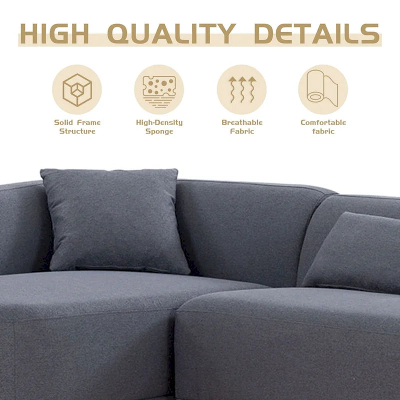 Williamspace 102 narożna sofa modułowa w kształcie litery L