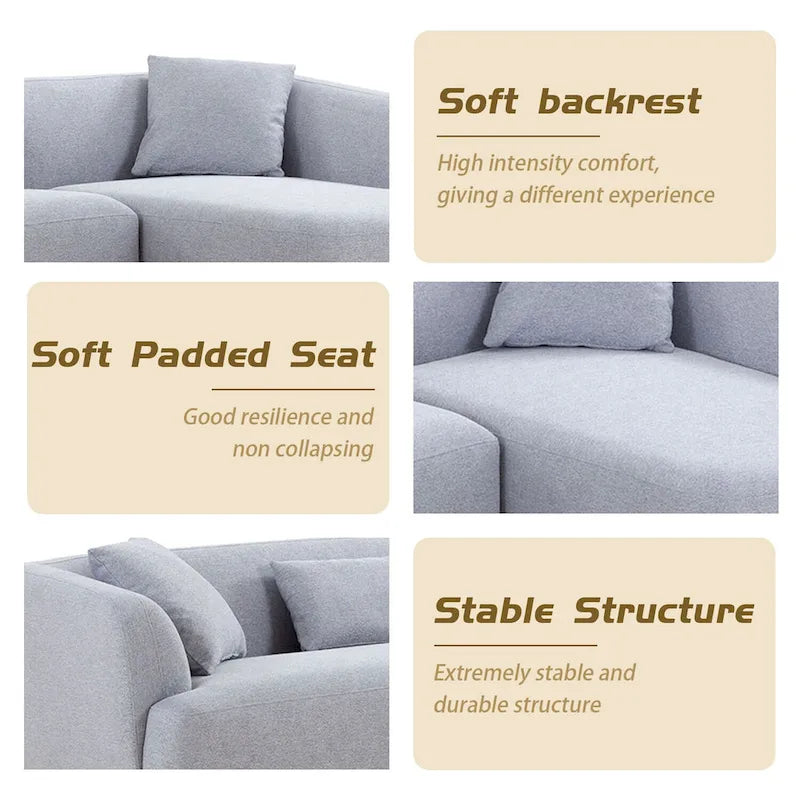 Williamspace 102 narożna sofa modułowa w kształcie litery L