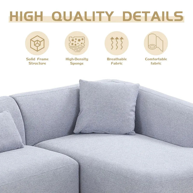 Williamspace 102 narożna sofa modułowa w kształcie litery L