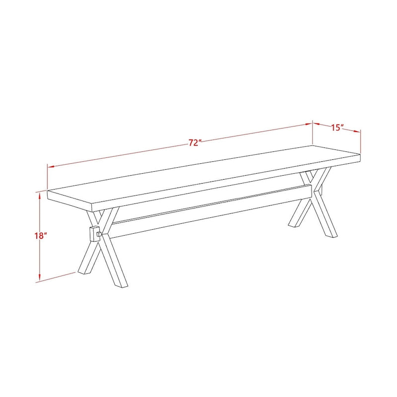 Ensemble de salle à manger East West Furniture – une table de salle à manger et des chaises Parson en cuir PU noir, brossé de fil noir. (Options de pièces)