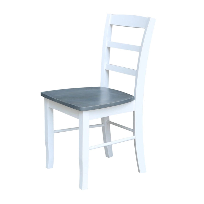 Table à manger ronde extensible 36 po avec 4 chaises Madrid