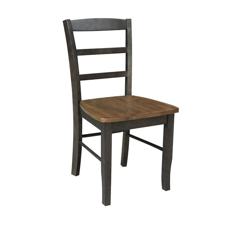Table à manger ronde extensible 36 po avec 4 chaises Madrid