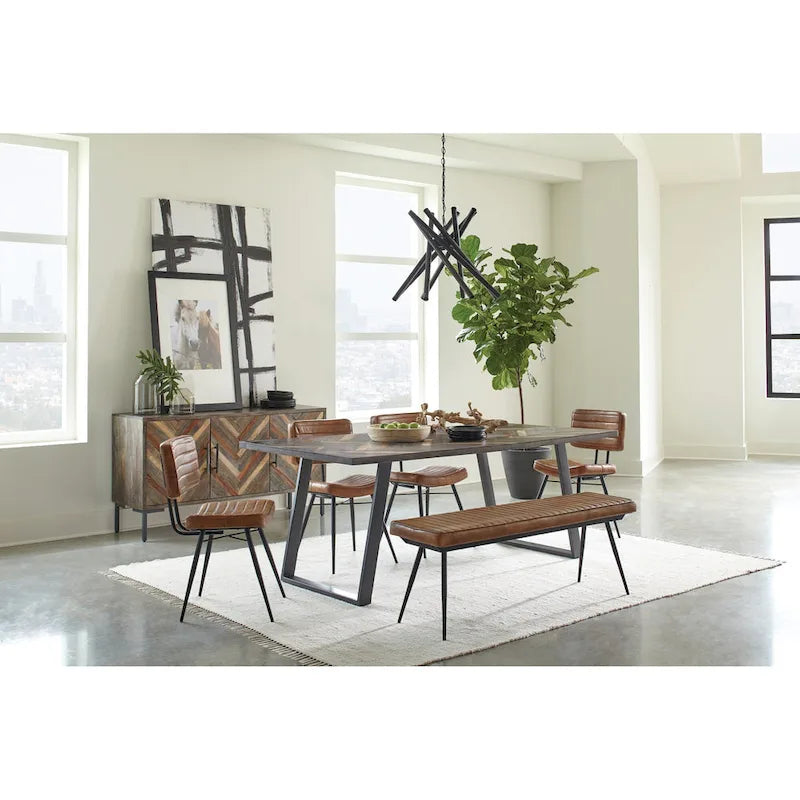 Chaises de salle à manger Willacy rembourrées capitonnées (lot de 6)