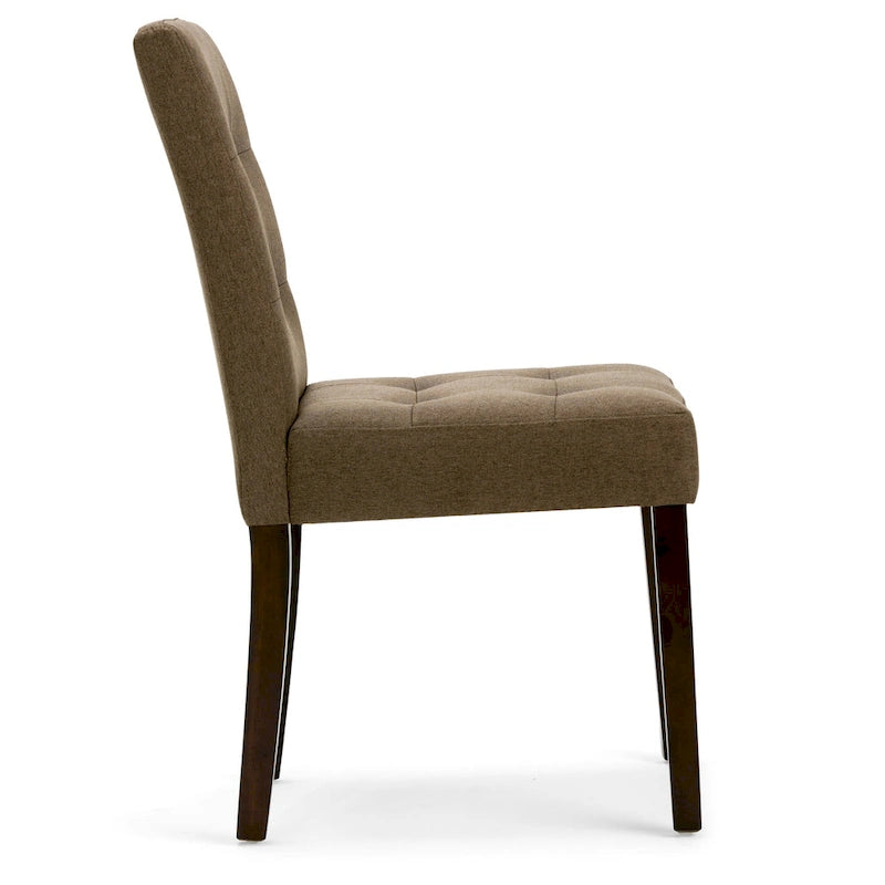 WYNDENHALL Jefferson Krzesło do jadalni Parson w stylu współczesnym (zestaw 2) – 48 cm szer. x 58,4 cm gł. x 90,9 cm wys.