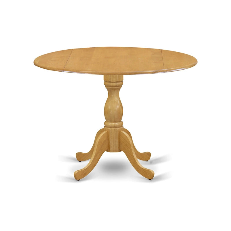 Ensemble de salle à manger East West Furniture, composé d'une table de salle à manger ronde avec abattants et de chaises de salle à manger (nombre de pièces et options de sièges)