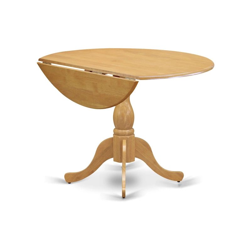 Ensemble de salle à manger East West Furniture, composé d'une table de salle à manger ronde avec abattants et de chaises de salle à manger (nombre de pièces et options de sièges)