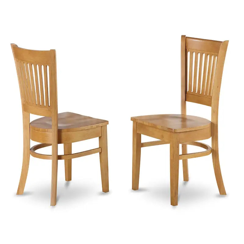 Ensemble de salle à manger East West Furniture, composé d'une table de salle à manger ronde avec abattants et de chaises de salle à manger (nombre de pièces et options de sièges)