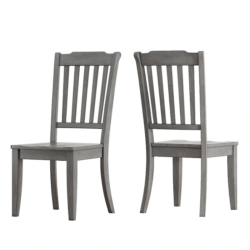 Ensemble salle à manger 5 pièces en bois de style classique iNSPIRE Q, avec table ovale extensible Eleanor Black et chaises à dossier à barreaux