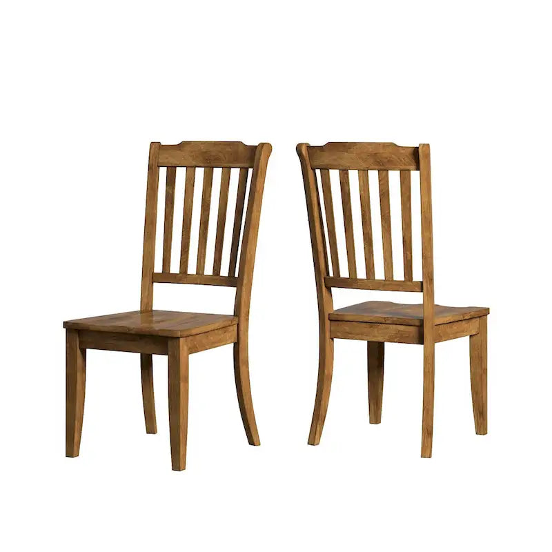 Ensemble salle à manger 5 pièces en bois de style classique iNSPIRE Q, avec table ovale extensible Eleanor Black et chaises à dossier à barreaux