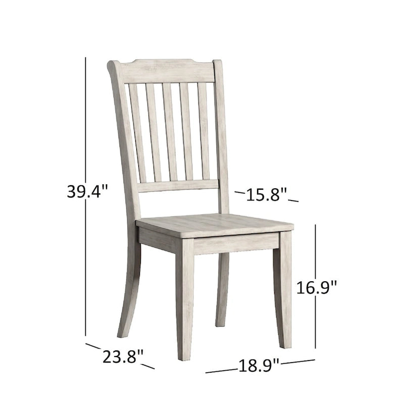 Ensemble salle à manger 5 pièces en bois de style classique iNSPIRE Q, avec table ovale extensible Eleanor Black et chaises à dossier à barreaux