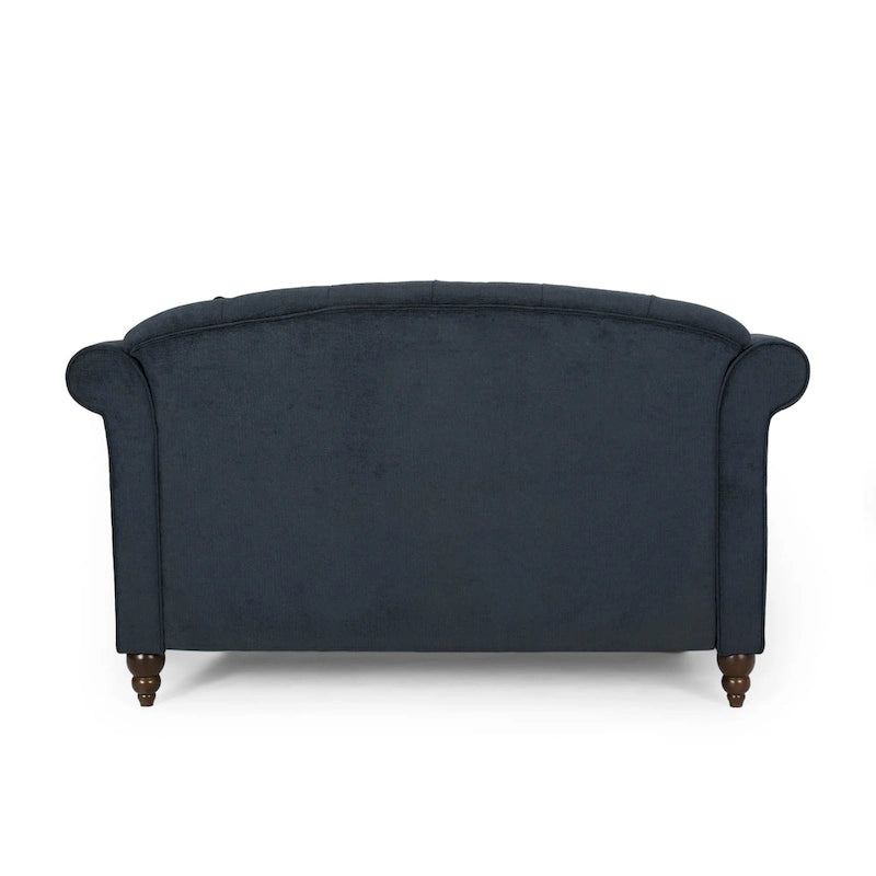 Double méridienne capitonnée contemporaine Freas avec oreillers décoratifs par Christopher Knight Home - 63.00 L x 58.50 l x 34.50 H