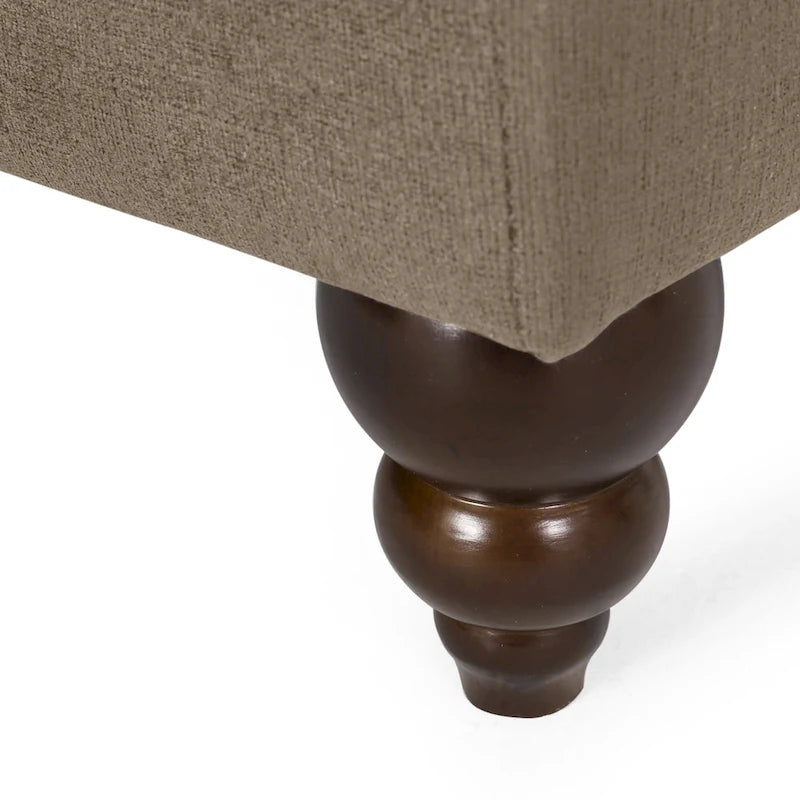 Double méridienne capitonnée contemporaine Freas avec oreillers décoratifs par Christopher Knight Home - 63.00 L x 58.50 l x 34.50 H