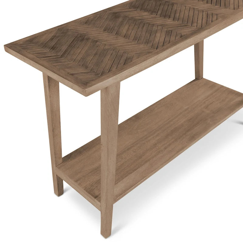Table console en manguier massif Minett de Steve Silver
