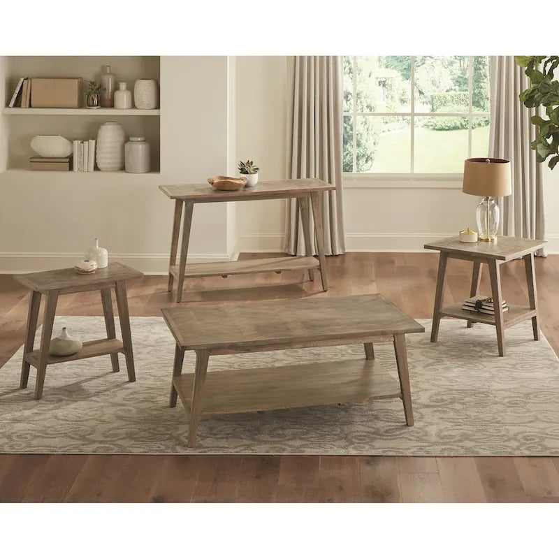 Table console en manguier massif Minett de Steve Silver