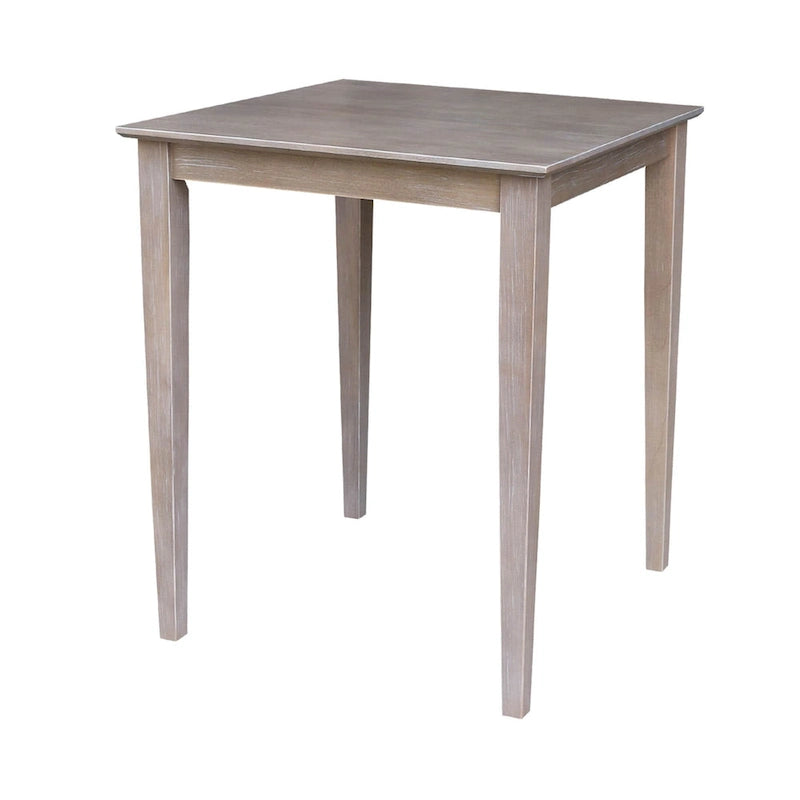 Table à hauteur de comptoir 30 x 30 avec 2 tabourets - Ensemble 3 pièces