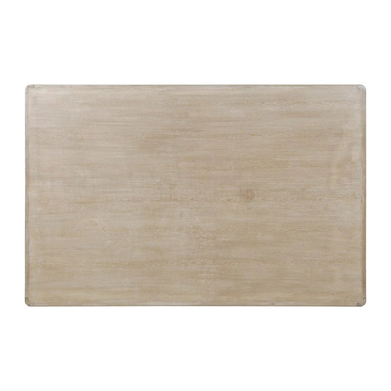 Artissance Stolik Kawowy z Odzyskanego Drewna Peking Ming, Duży, Długość 170 cm, Wykończenie Weathered White Wash