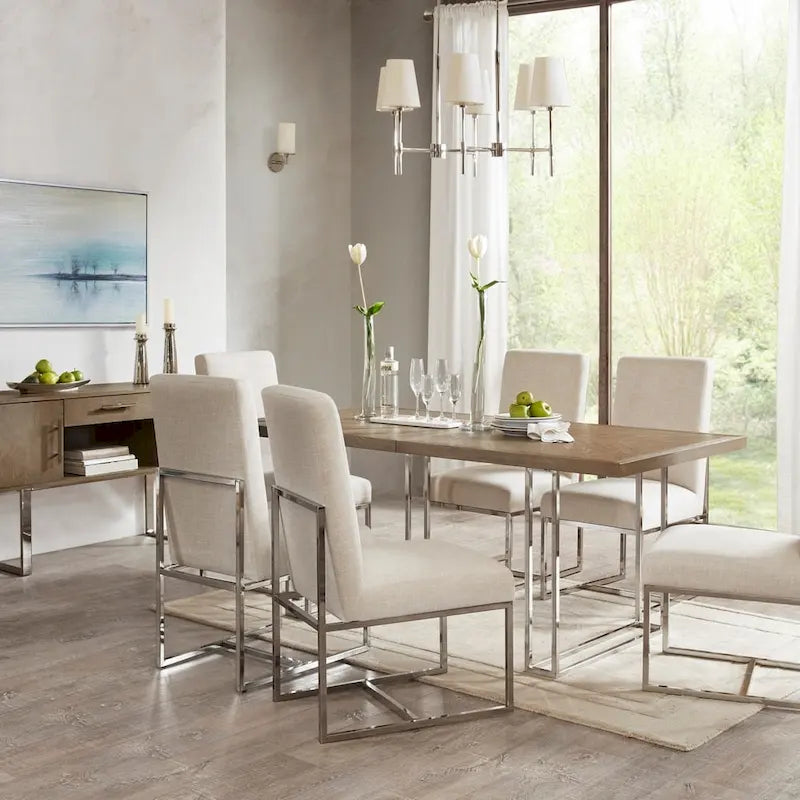Krzesło do jadalni Madison Park Miyu Natural (komplet 2 szt.)