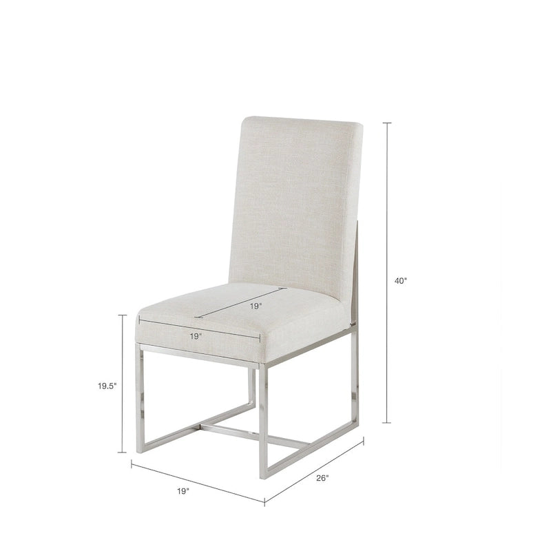 Krzesło do jadalni Madison Park Miyu Natural (komplet 2 szt.)