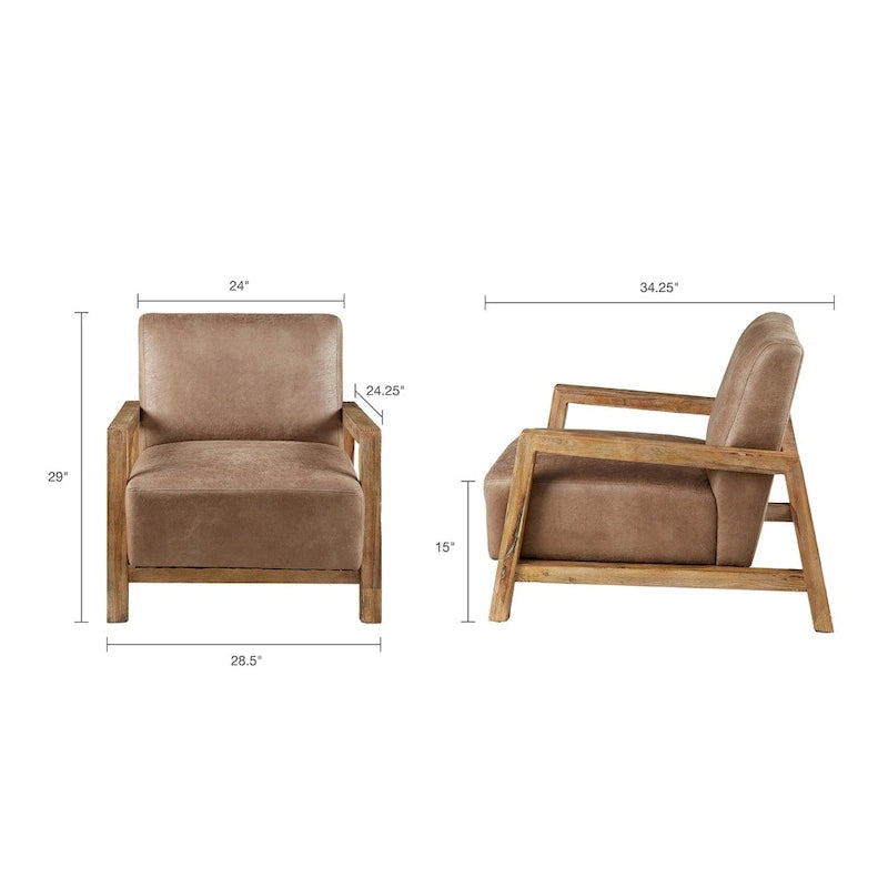 Fauteuil d'appoint bas INK+IVY Easton
