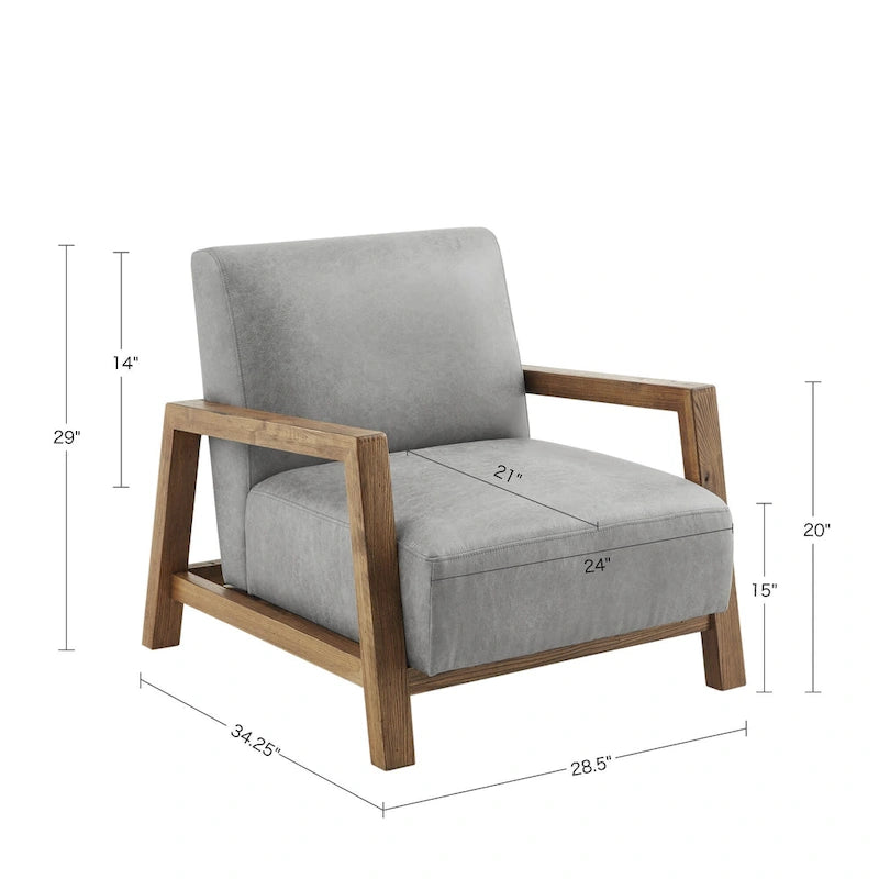 Fauteuil d'appoint bas INK+IVY Easton