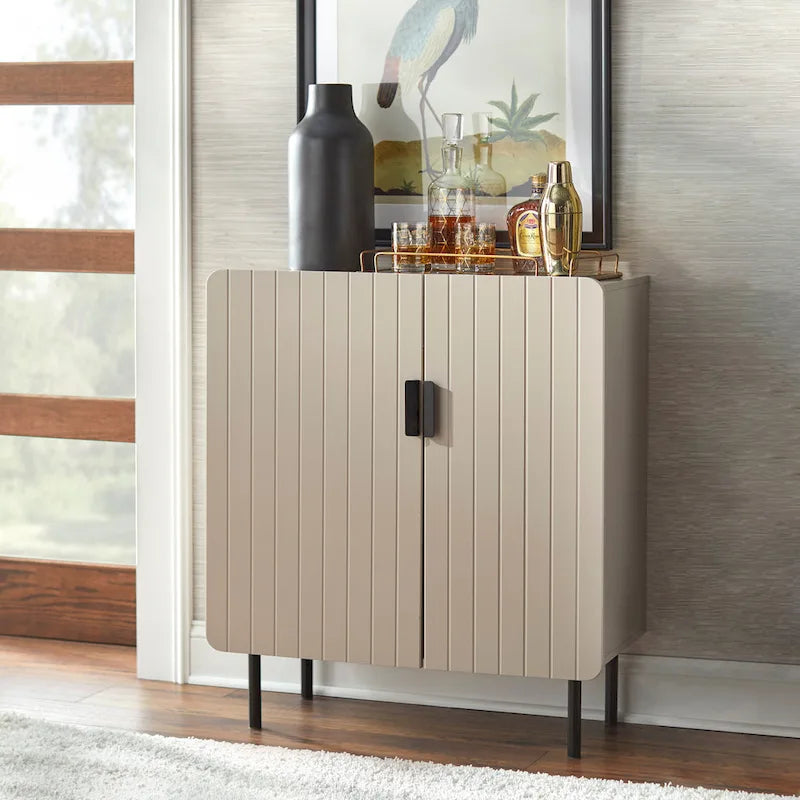 Prosty Living Fulton Konsola/kredens z przesuwanymi drzwiami