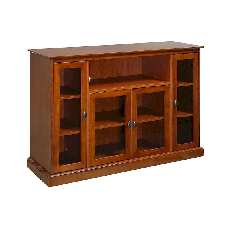 Szafka RTV Convenience Concepts Summit Highboy 60 z szafkami i półkami