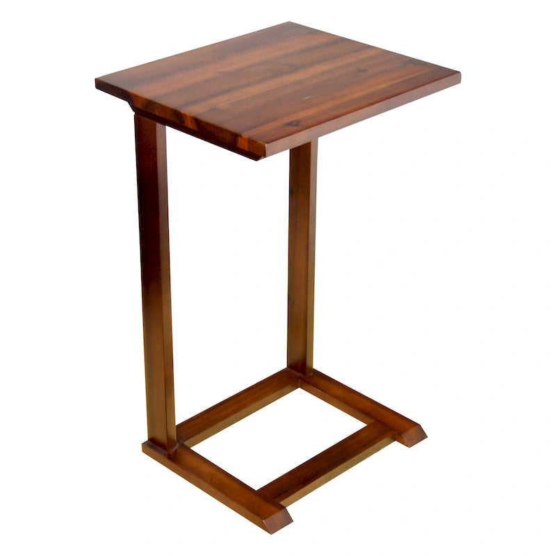 Table d'appoint en C en acacia massif Porch & Den Holly Hill