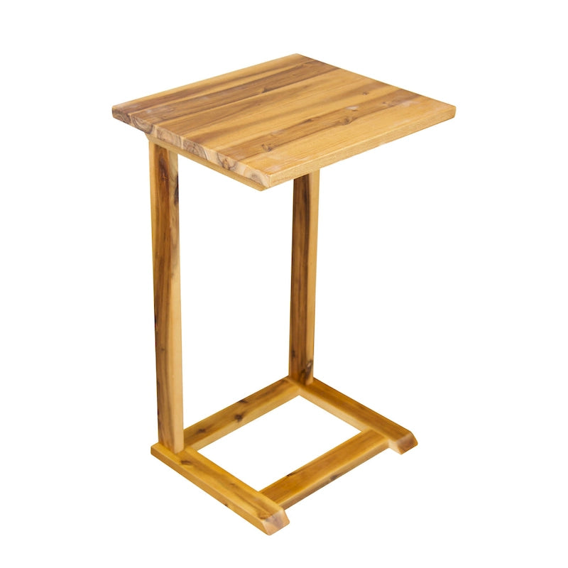 Table d'appoint en C en acacia massif Porch & Den Holly Hill