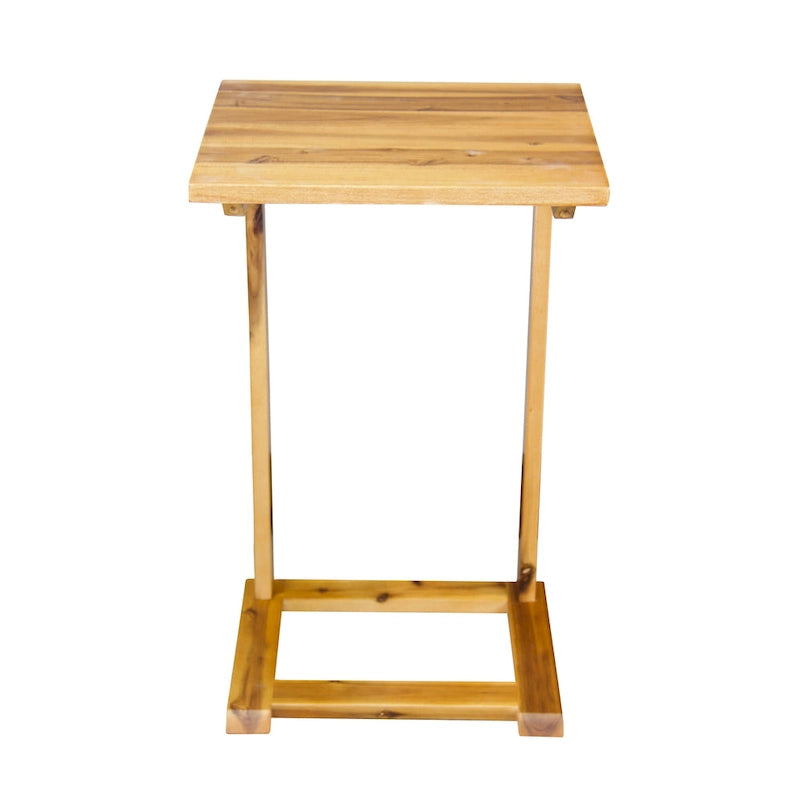 Table d'appoint en C en acacia massif Porch & Den Holly Hill