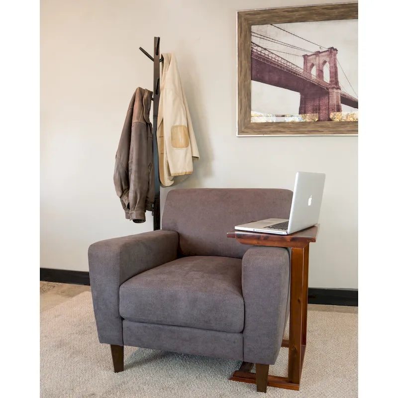 Table d'appoint en C en acacia massif Porch & Den Holly Hill