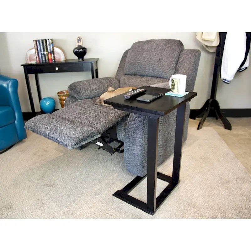 Table d'appoint en C en acacia massif Porch & Den Holly Hill