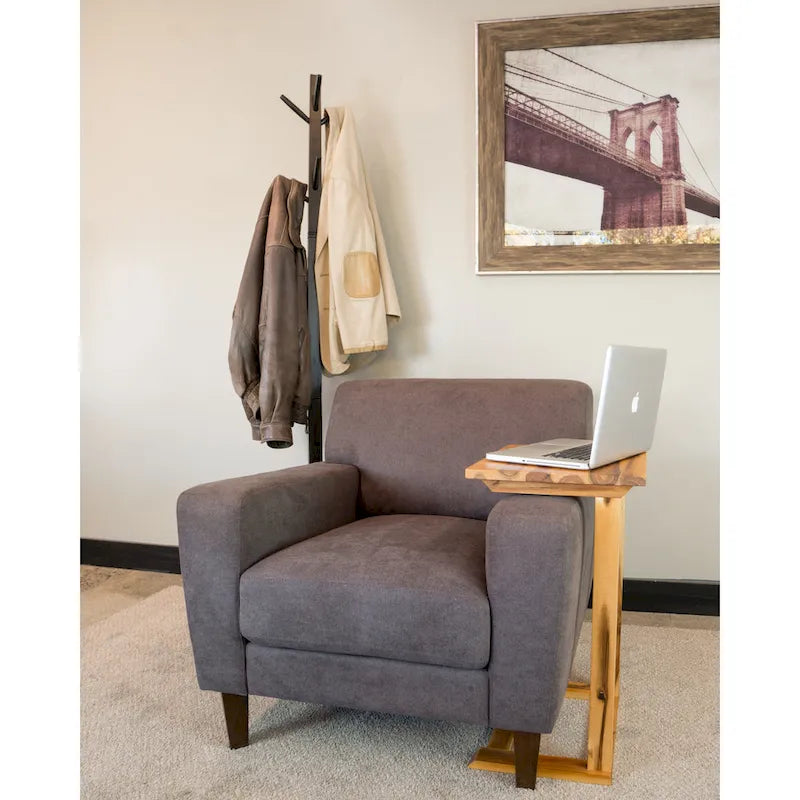 Table d'appoint en C en acacia massif Porch & Den Holly Hill