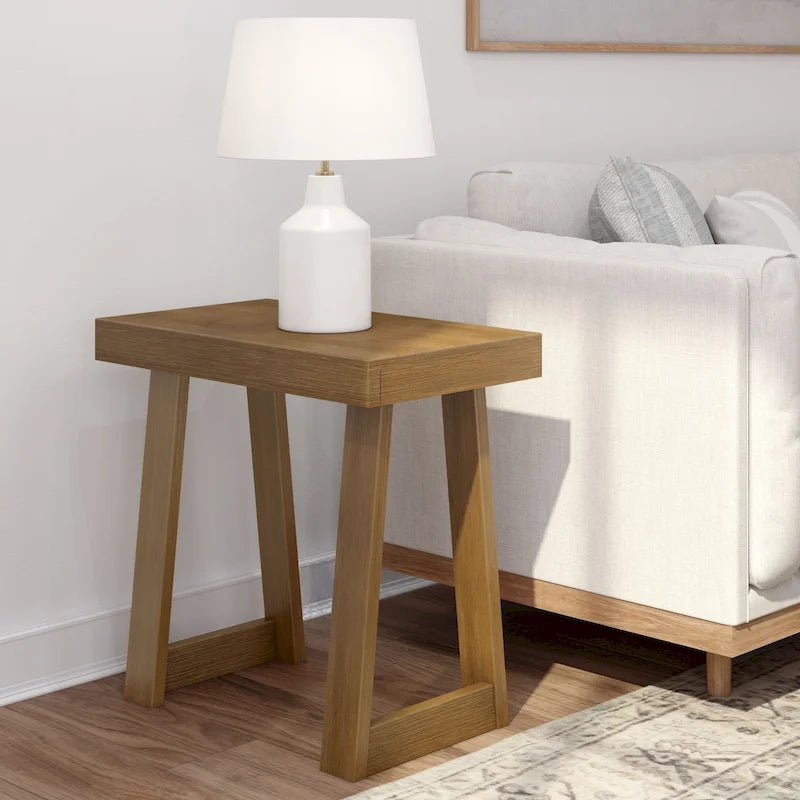Table d'appoint rectangulaire classique Plank and Beam - 25