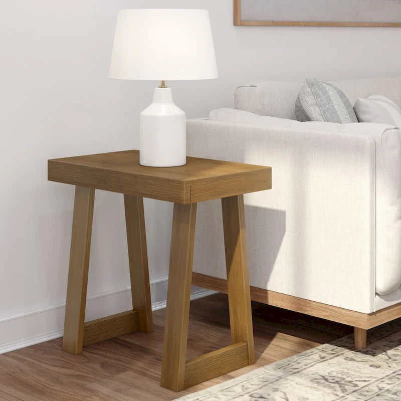 Table d'appoint rectangulaire classique Plank and Beam - 25