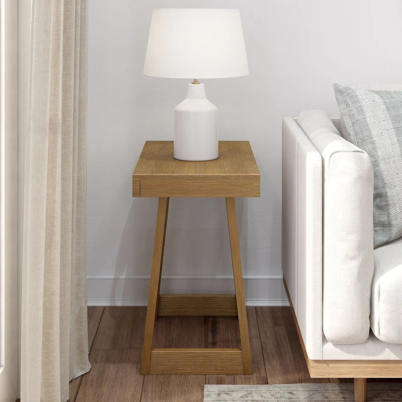 Table d'appoint rectangulaire classique Plank and Beam - 25
