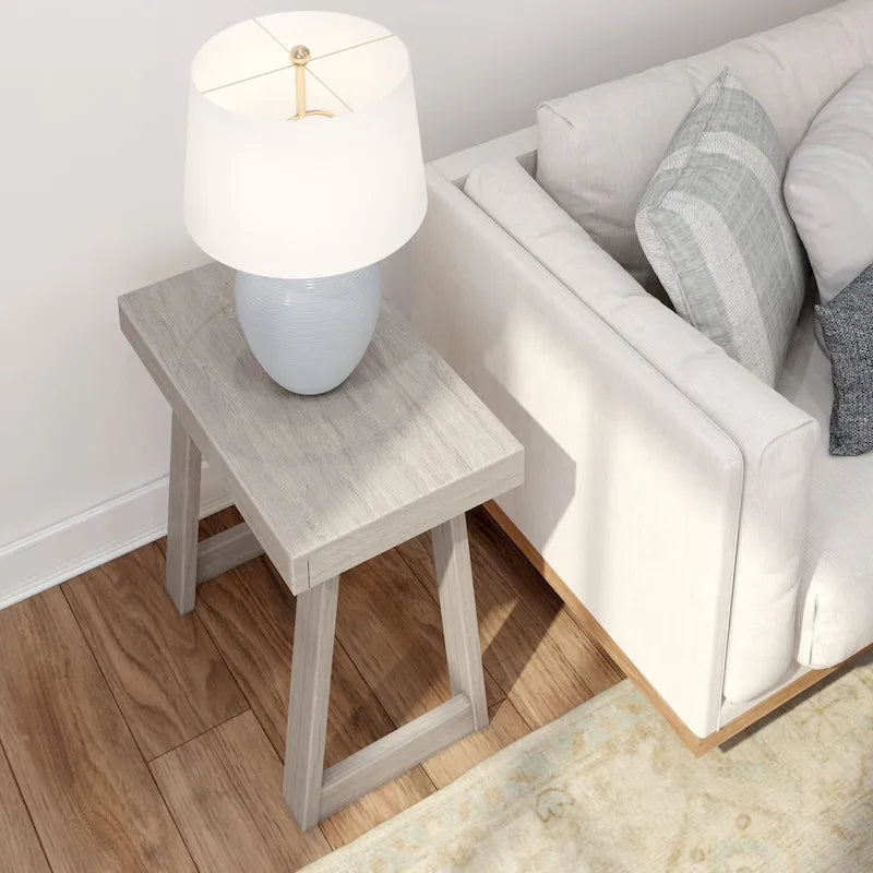 Table d'appoint rectangulaire classique Plank and Beam - 25