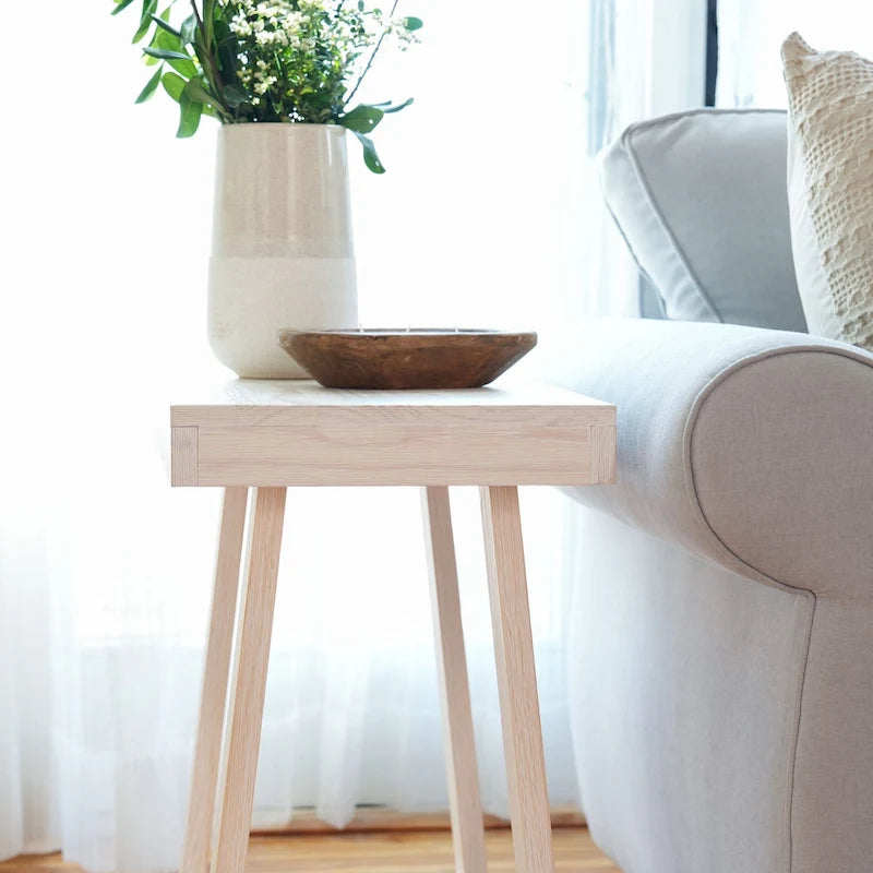 Table d'appoint rectangulaire classique Plank and Beam - 25