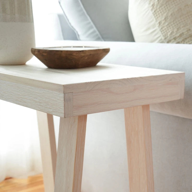 Table d'appoint rectangulaire classique Plank and Beam - 25