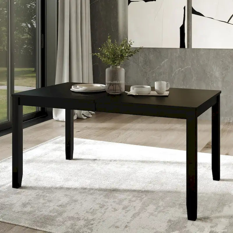 Ensemble de salle à manger en bois 7 pièces style vintage CraftPorch