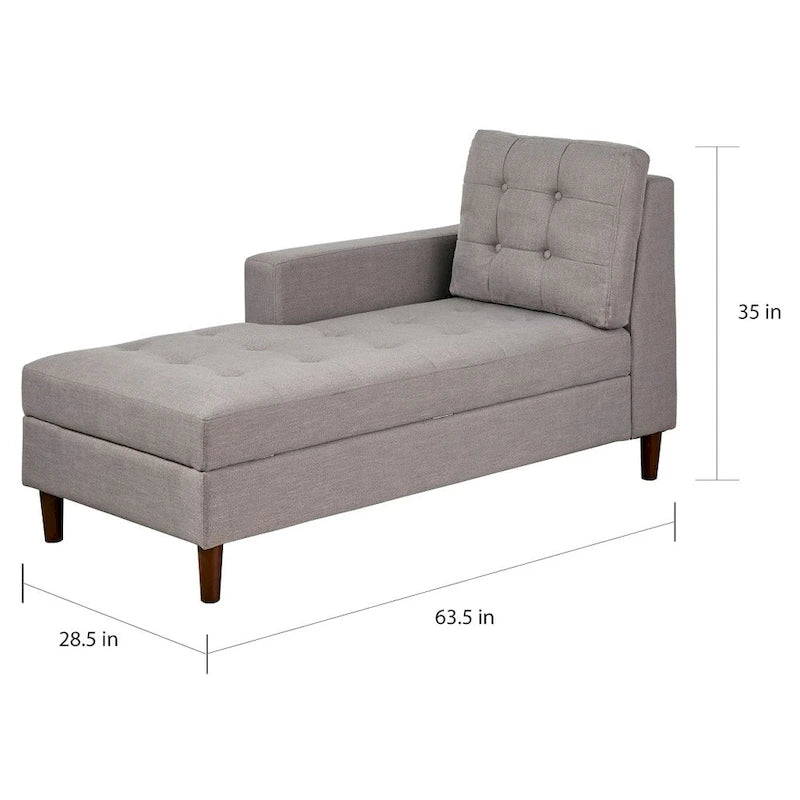 Sofa leżanka z pojemnikiem Simple Living Sabrina