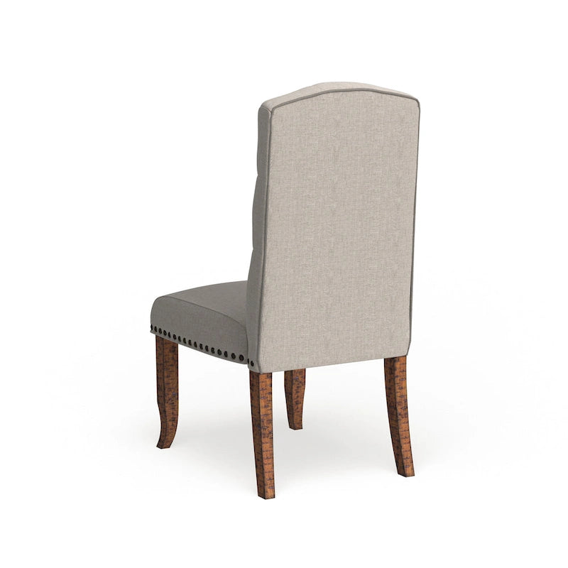 Chaises de salle à manger en tissu capitonné Cordova Farmhouse (Lot de 2) par Furniture of America